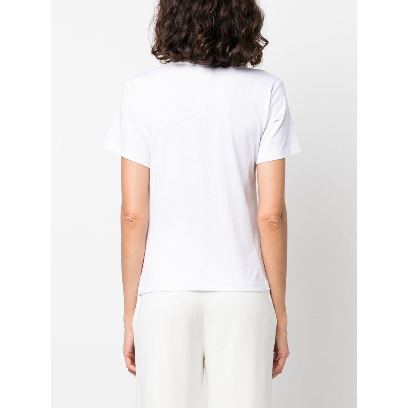 Emporio Armani T-shirts and Polos White Topwear Emporio Armani