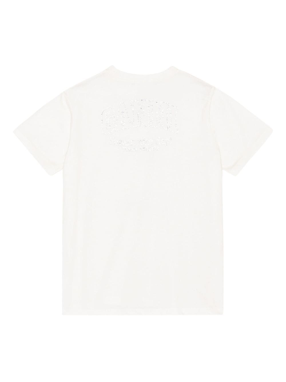 GANNI T-shirts and Polos White Topwear Ganni