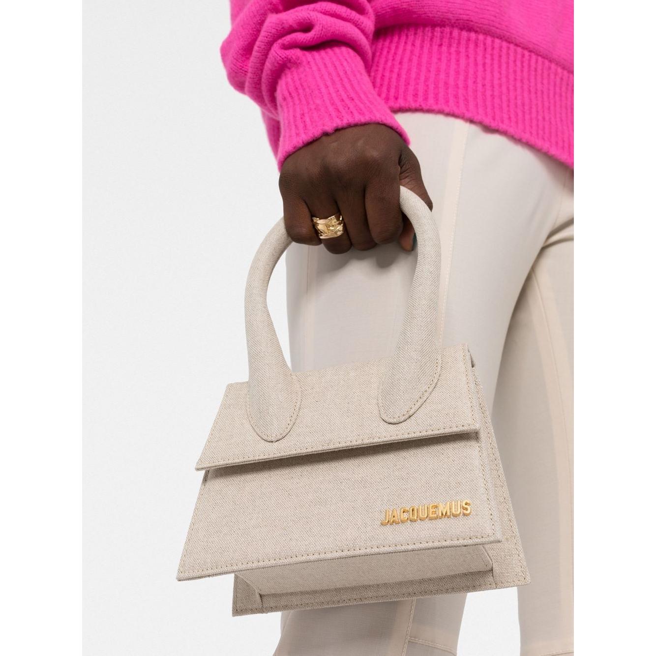 JACQUEMUS Bags.. Grey Handbag JACQUEMUS