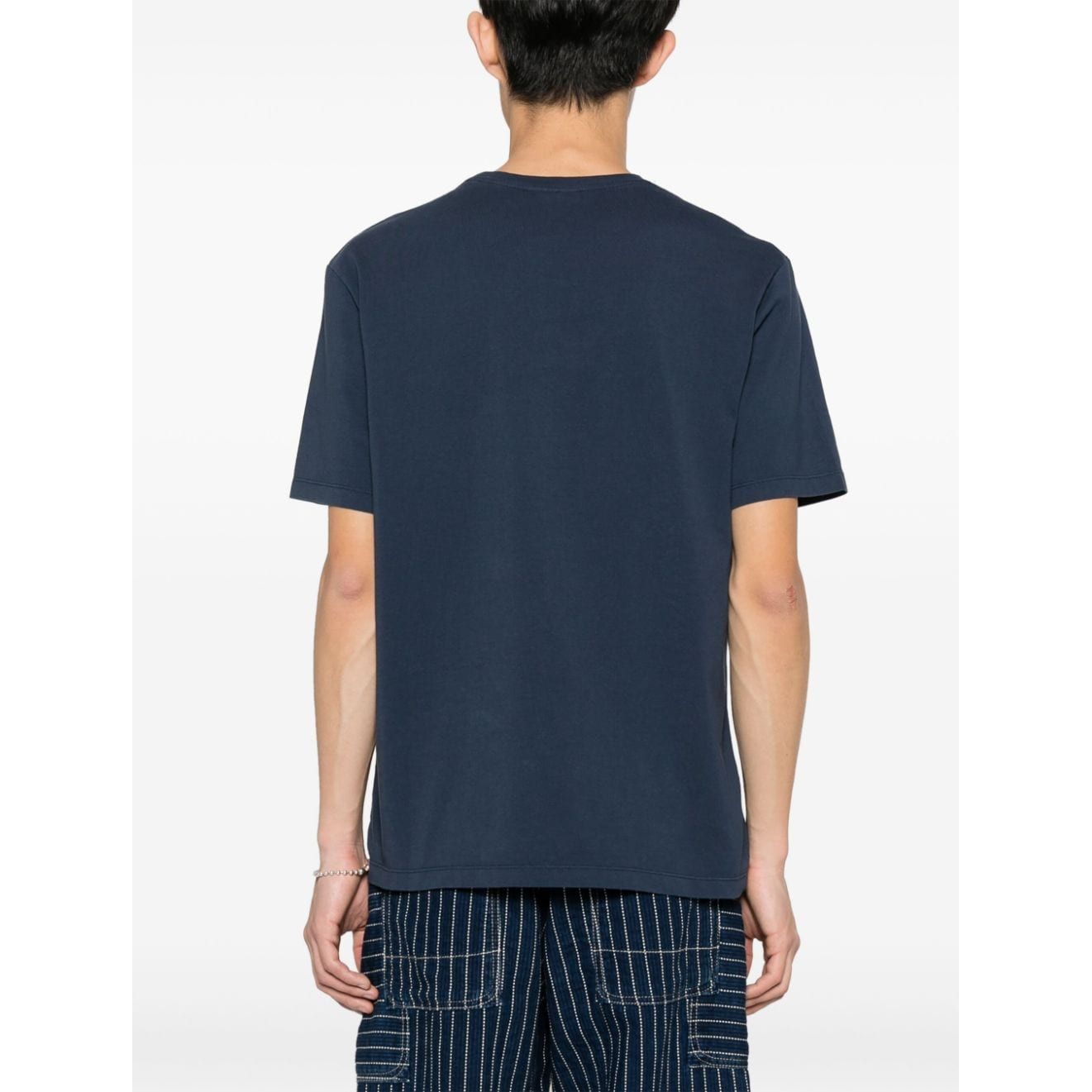 MAISON KITSUNE' T-shirts and Polos Blue Topwear Maison Kitsune'