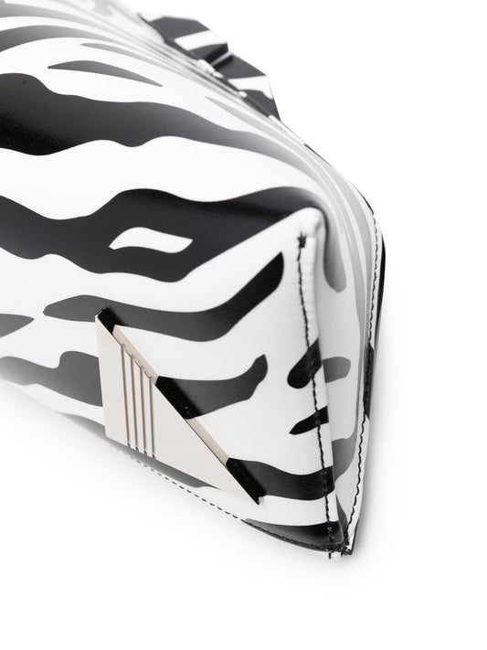 The Attico leather zebra print Clutch Bag Clutches The Attico