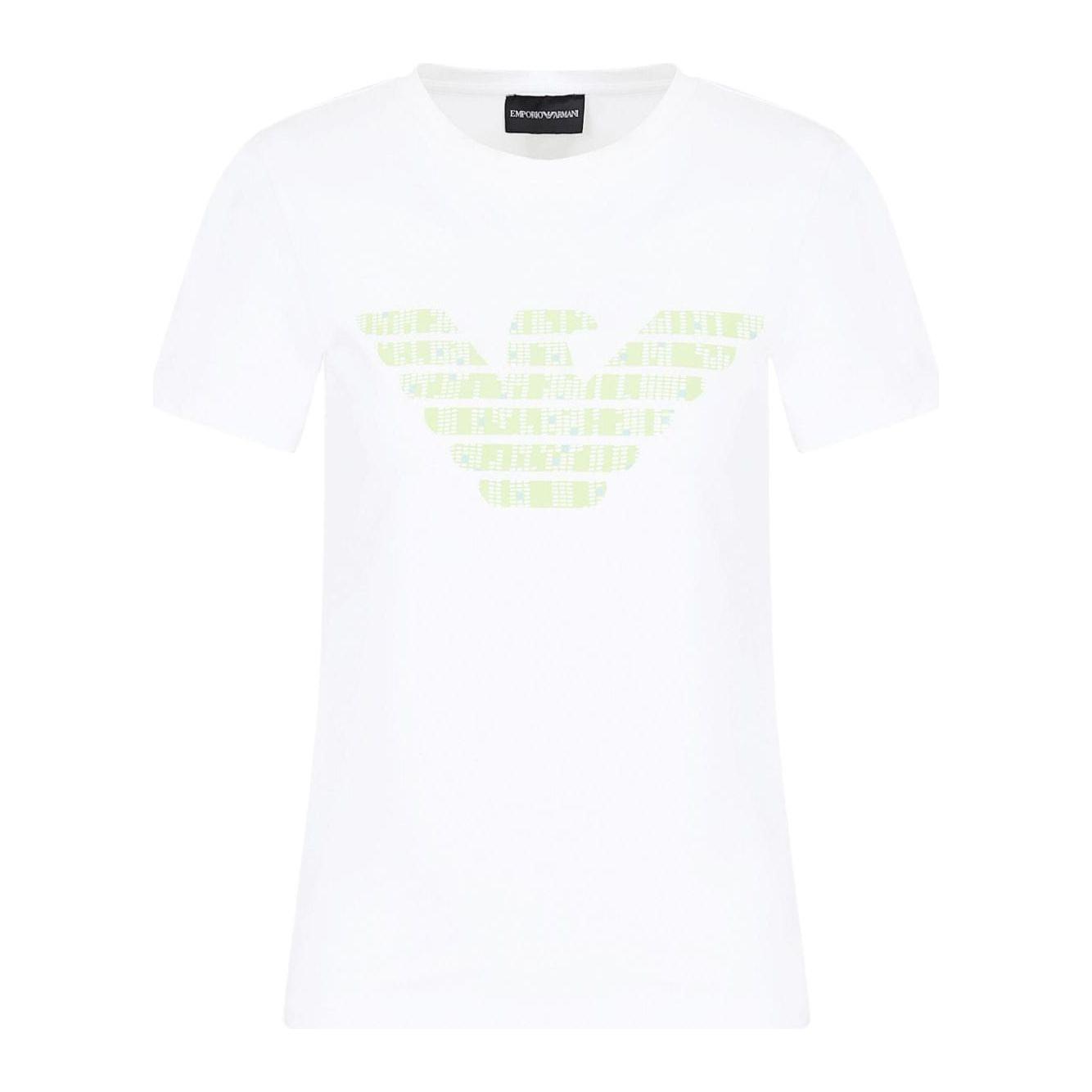 Emporio Armani T-shirts and Polos White Topwear Emporio Armani