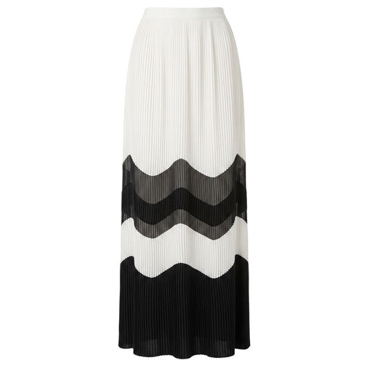 Trussardi Jeans White Polyester Women Skirt