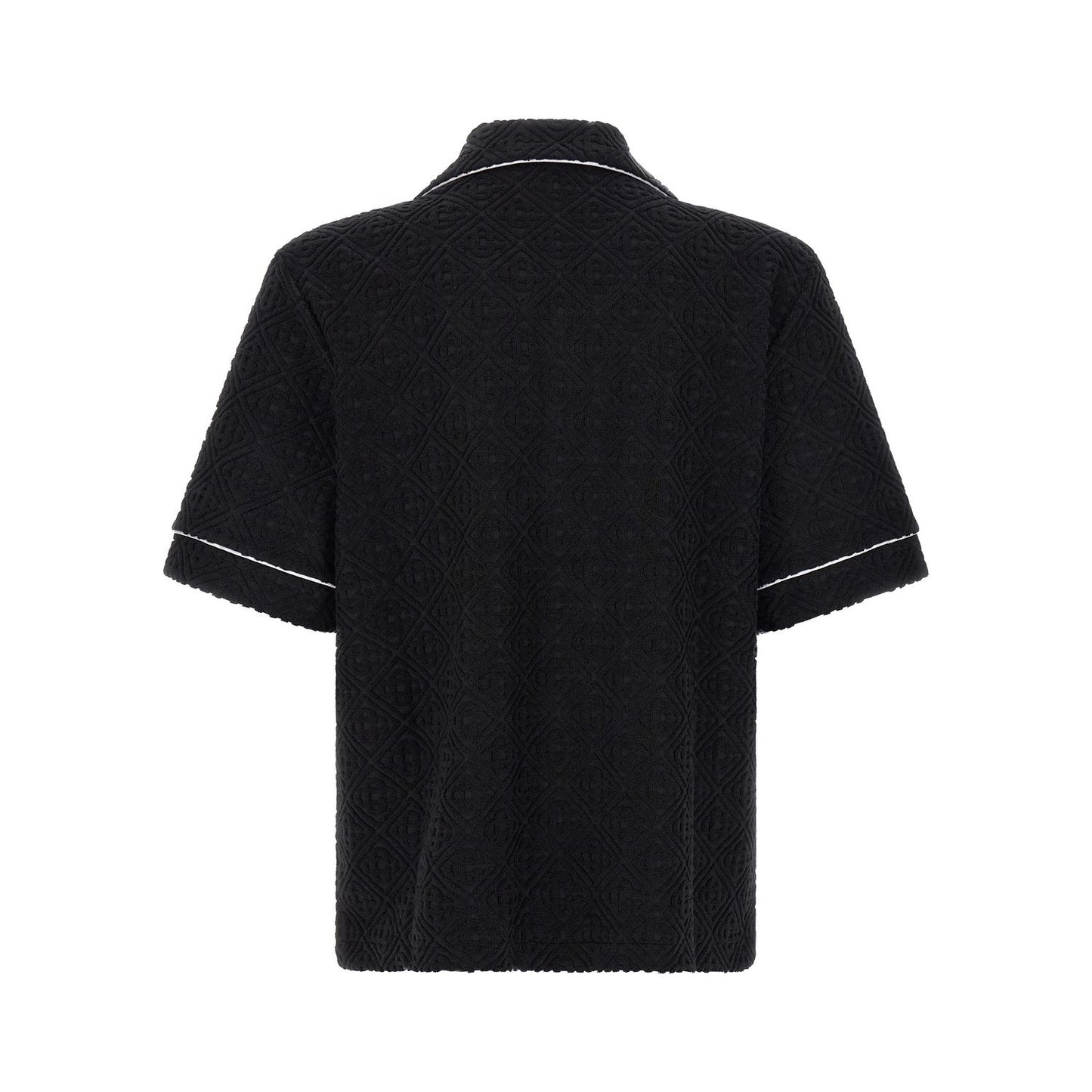 Casablanca Black Cotton Pattern Shirt