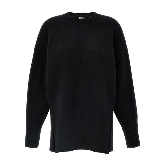 TOTEME Black Polyester Cardigan