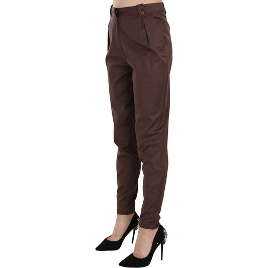 Just Cavalli High Waist Tapered Chic Formal Pants Just Cavalli