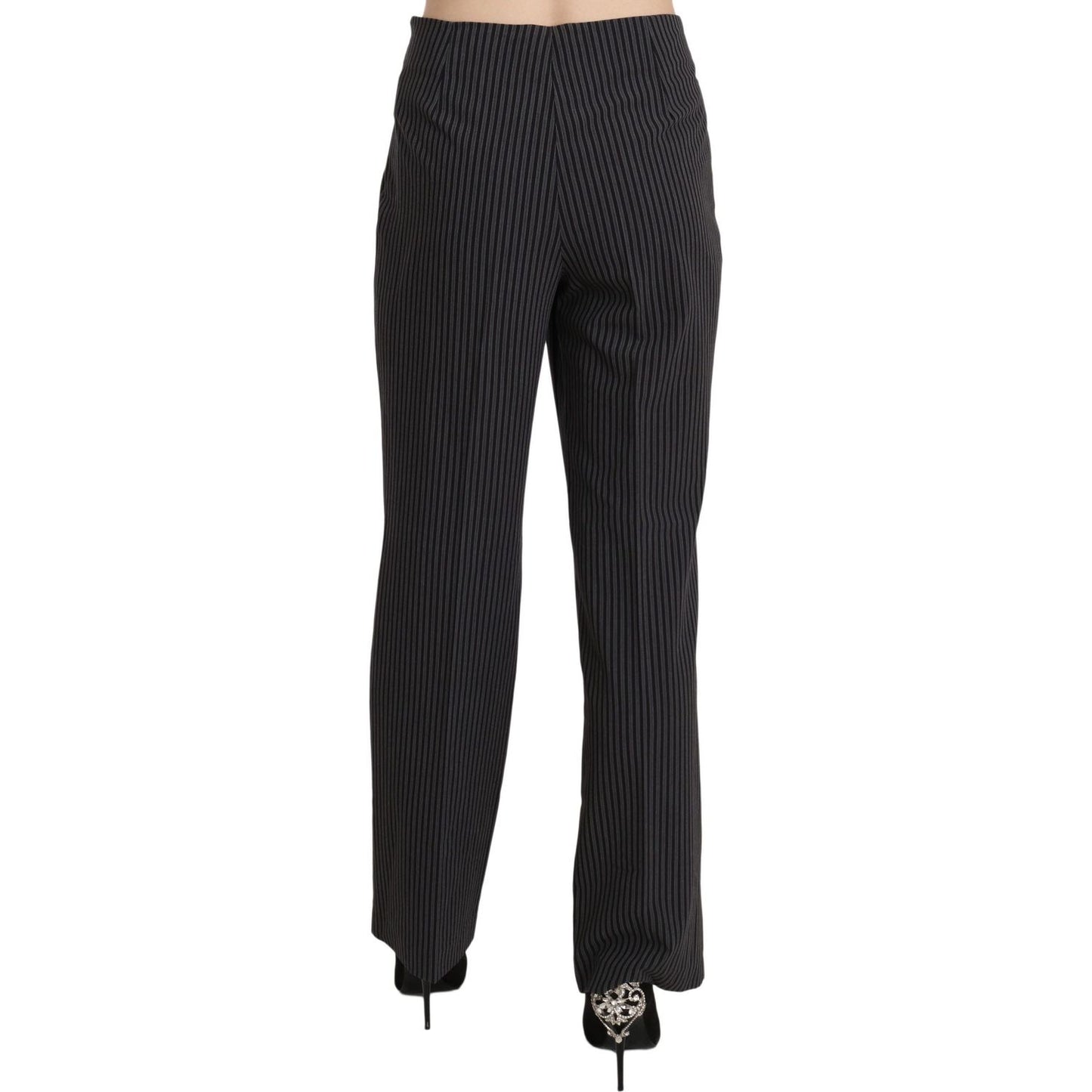 BENCIVENGA Elegant Striped Straight Fit Pants Jeans & Pants BENCIVENGA