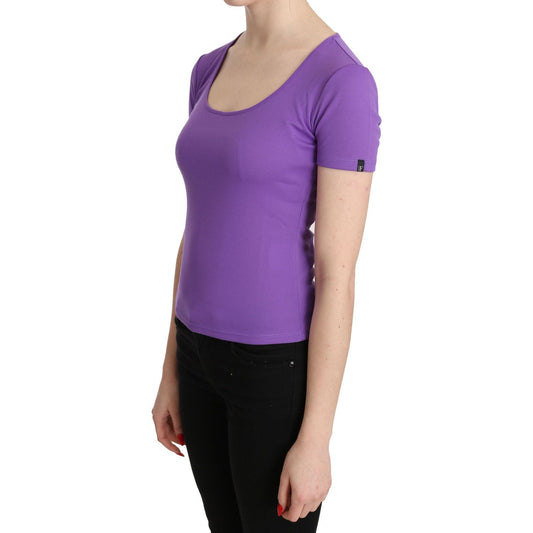 GF Ferre Chic Purple Casual Top for Everyday Elegance GF Ferre