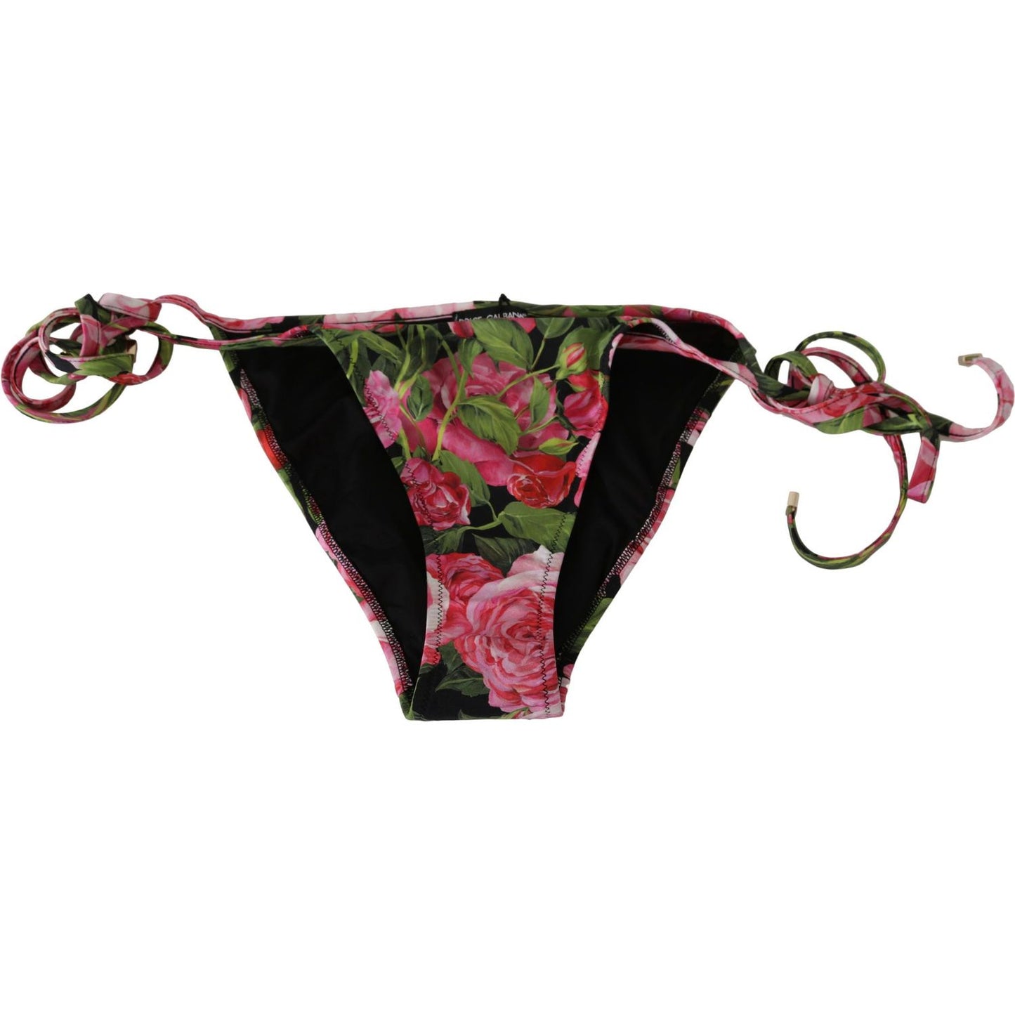 Dolce & Gabbana Elegant Rose Pattern Bikini Bottom Dolce & Gabbana