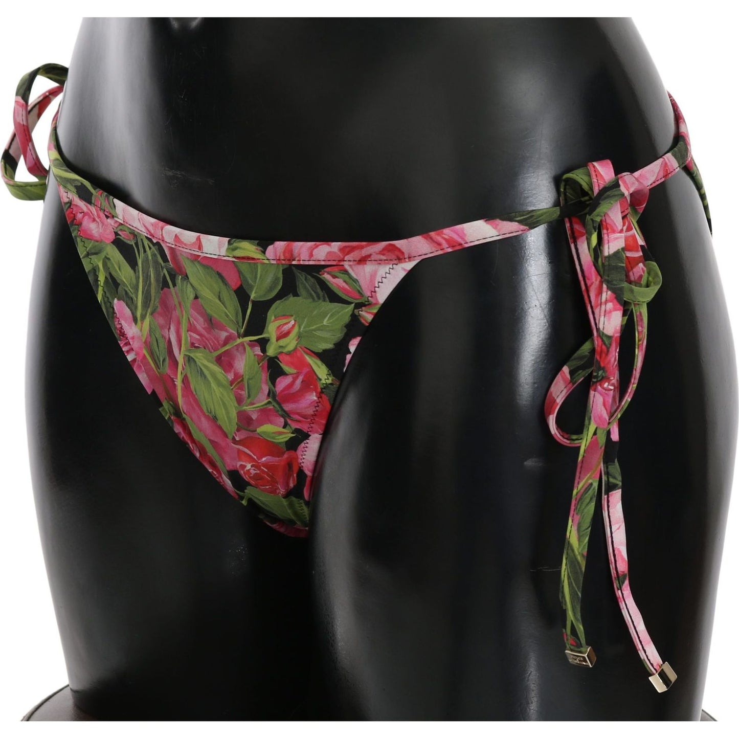 Dolce & Gabbana Elegant Rose Pattern Bikini Bottom Dolce & Gabbana