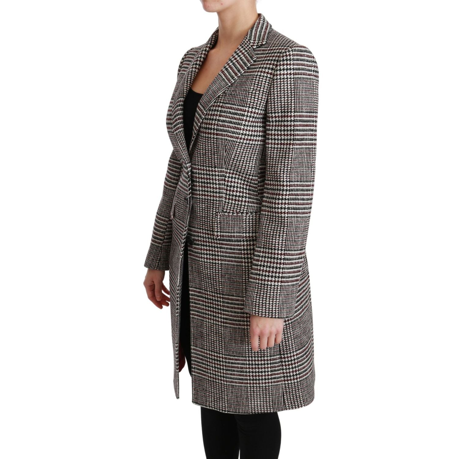 Dolce & Gabbana Multicolor Trench Knee Long Jacket Coat