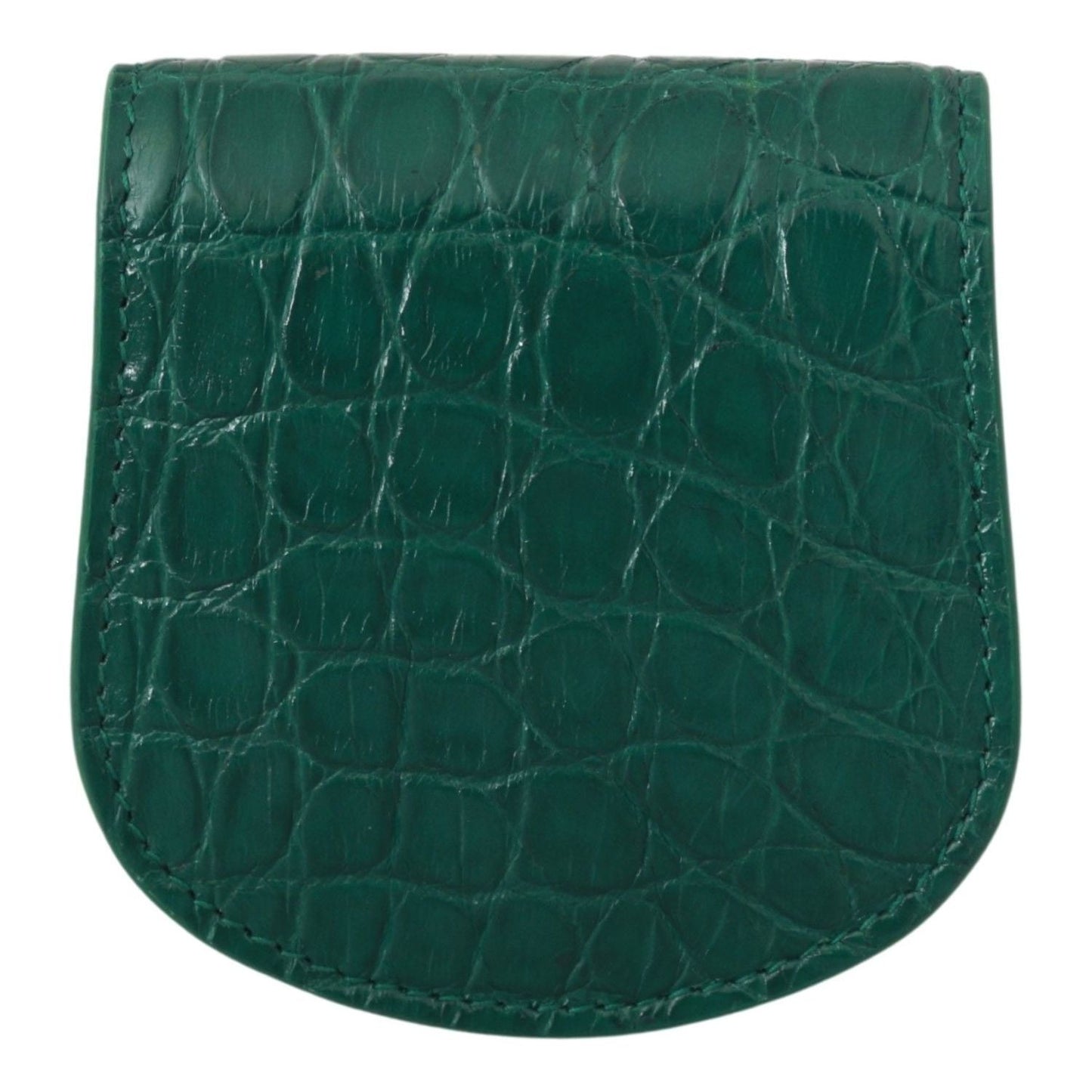 Dolce & Gabbana Green Exotic Skins Condom Case Holder Wallet Condom Case