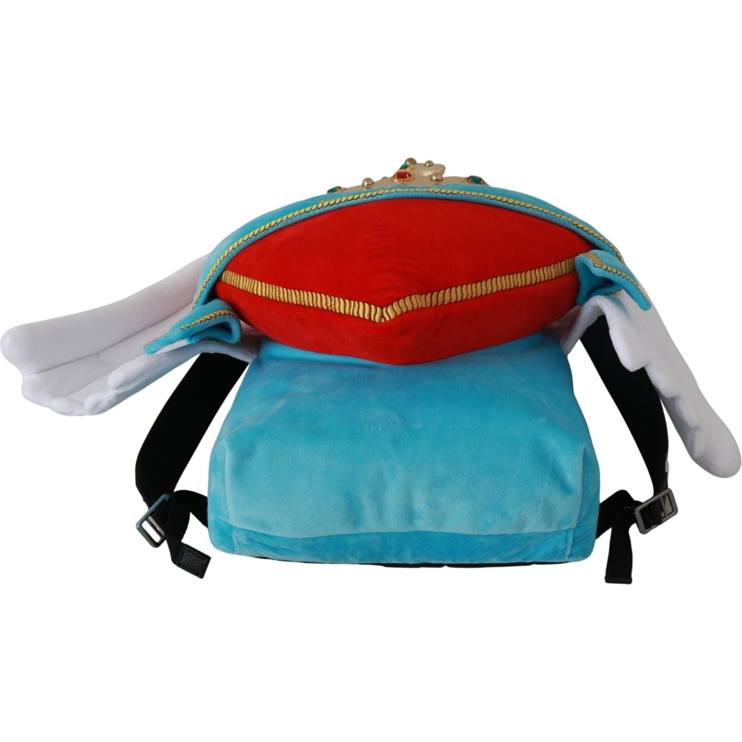 Front view with bag zipped and handles upright.