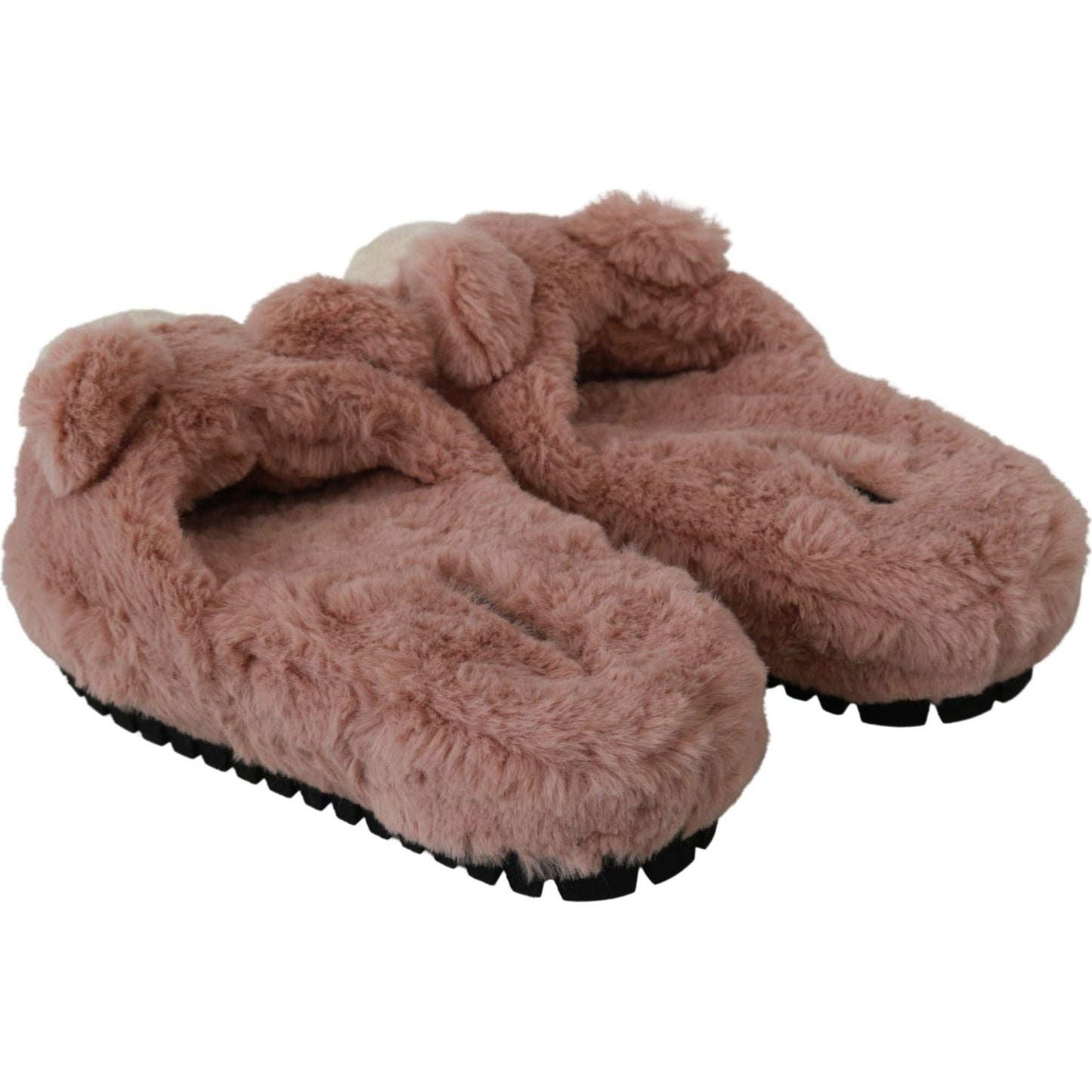 Dolce & Gabbana Chic Pink Bear House Slippers by D&G Dolce & Gabbana