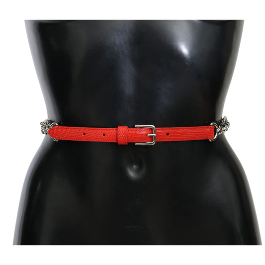 Dolce & Gabbana Red Leather Roses Floral Silver Waist Belt 1728,20% Leather,67345645728,70 cm / 28 Inches,80 cm / 32 Inches,9% Resin,90 cm / 36 Inches,Accessories,Belts - Accessories,Belts - Women - Accessories,Dolce & Gabbana,High-Waist Belts - Belts - A