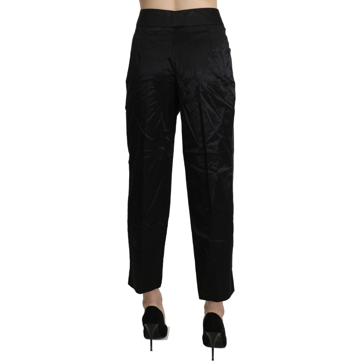 BENCIVENGA Elegant High Waist Cropped Pants Jeans & Pants BENCIVENGA