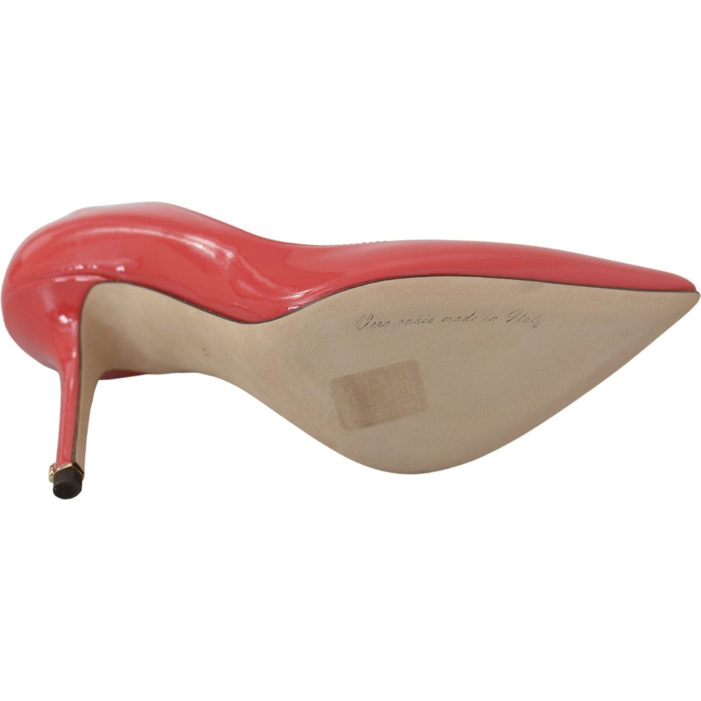 Dolce & Gabbana Elegant Dark Pink Patent Leather Pumps Dolce & Gabbana