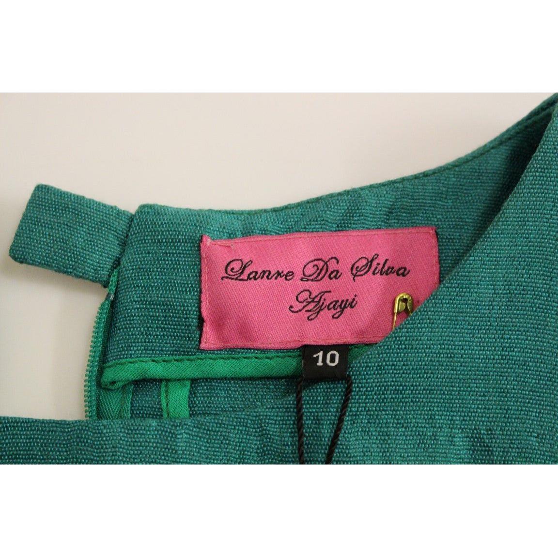 Lanre Da Silva Ajayi Green Above Knee Mini Dress 1728,67345645728,Clothing,Dresses - Clothing,Dresses - Women - Clothing,Green,Lanre Da Silva Ajayi,M,Material: Mixed fabric,New with tags,Short - Dresses - Clothing,Shortsleeve - Dresses - Clothing,Women,Wo
