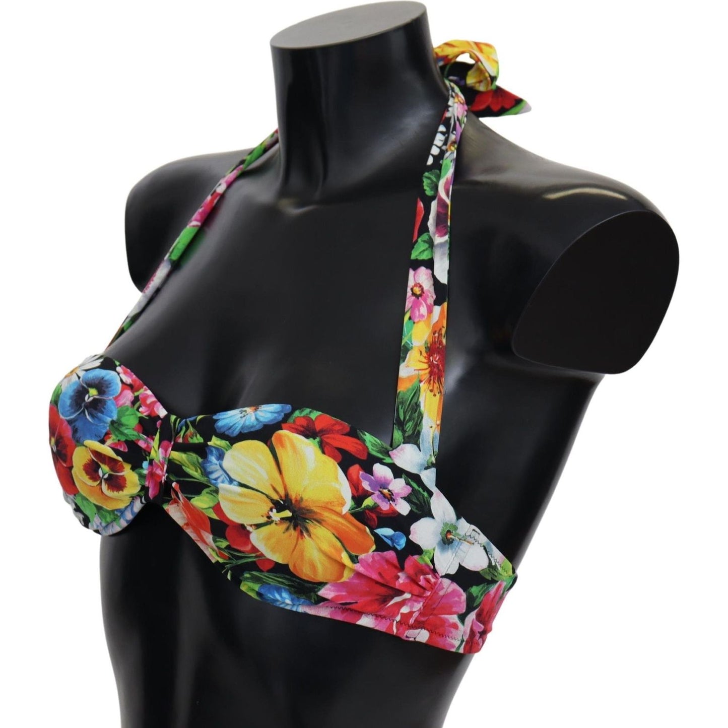 Dolce & Gabbana Floral Elegance High-End Bikini Top Dolce & Gabbana