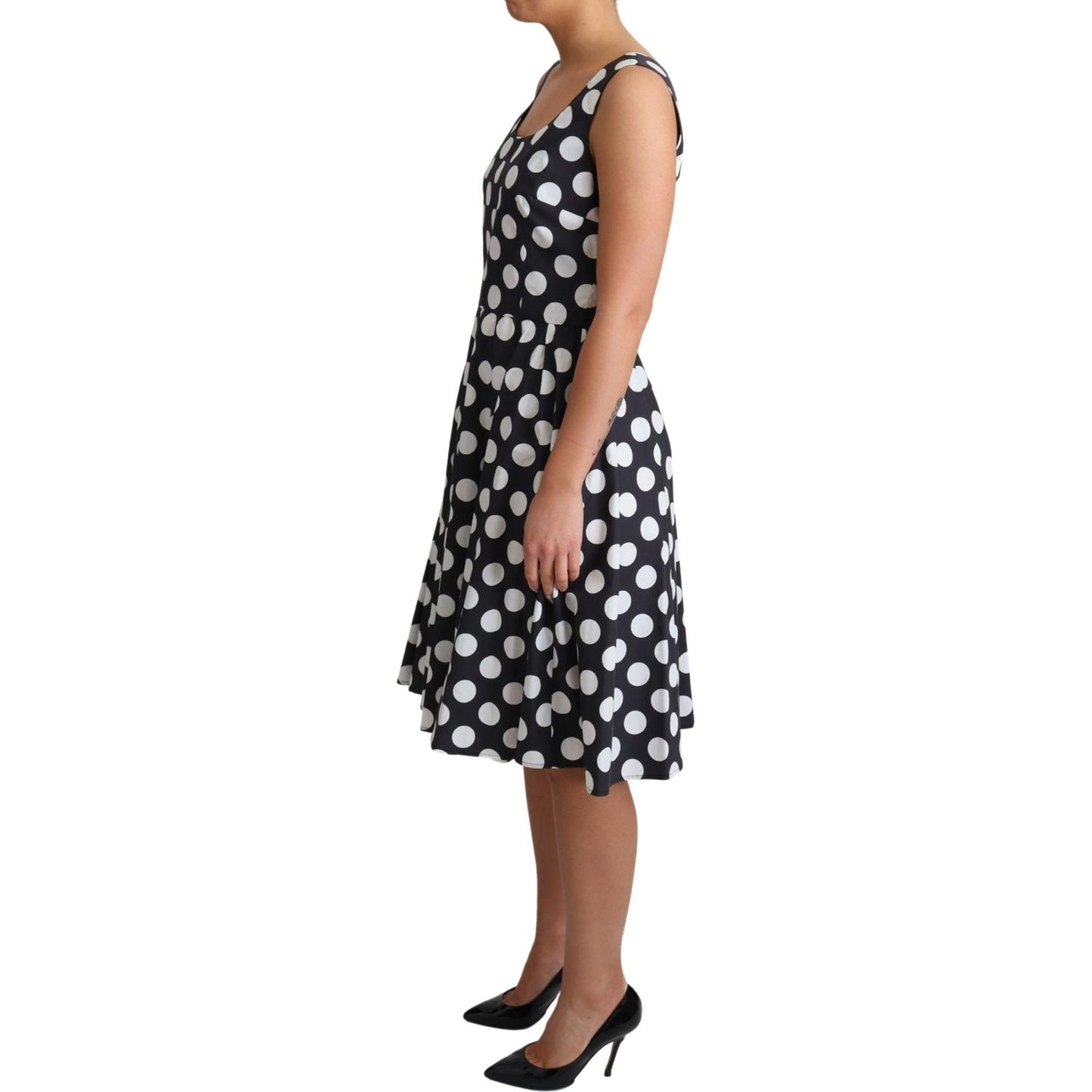 Dolce & Gabbana Polka Dot Sleeveless A-Line Dress Dolce & Gabbana