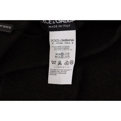 Dolce & Gabbana Gray Cashmere Tights Stocking Pantyhose Socks