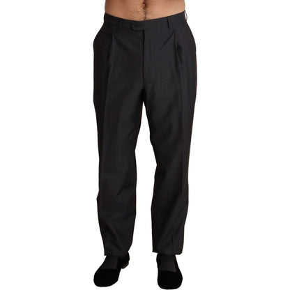 Dolce & Gabbana Gray Wool Blend Formal Trousers Pants 1728,67345645728,Clothing,Dolce & Gabbana,Dress Pants - Pants - Clothing,Gray,IT54 | XL,Jeans & Pants - Men - Clothing,Material: 85% Wool 15% Silk,Men,Men - Clothing,New with tags,Pants - Clothing