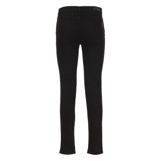 Imperfect Black Cotton Women's Jean Jeans & Pants Imperfect