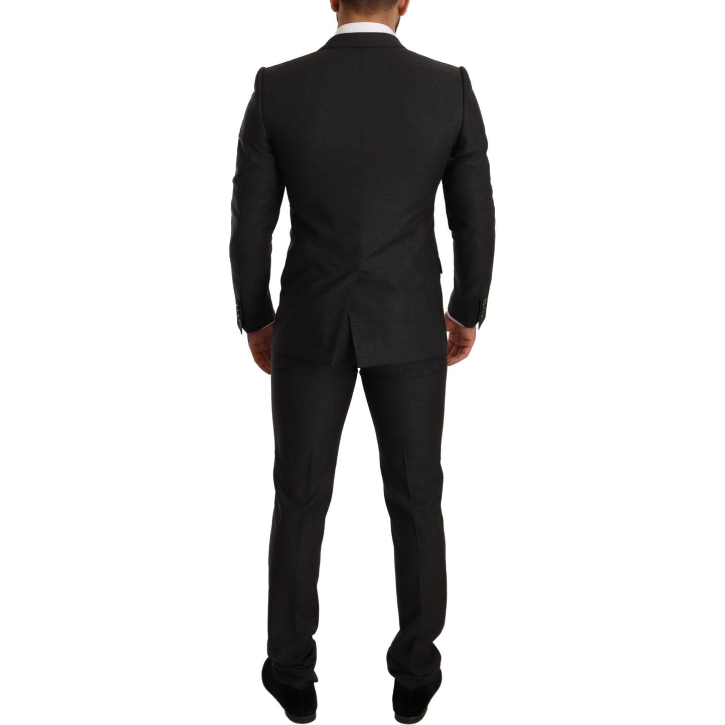 Dolce & Gabbana Gray Wool MARTINI Slim Fit Set Suit 1728,67345645728,Clothing,Dolce & Gabbana,Gray,IT44 | XS,Material: 100% Wool,Men,Men - Clothing,New with tags,Suits & Blazers - Clothing,Suits - Men - Clothing,Two-Piece Suits - Suits & Blazers - Clothin