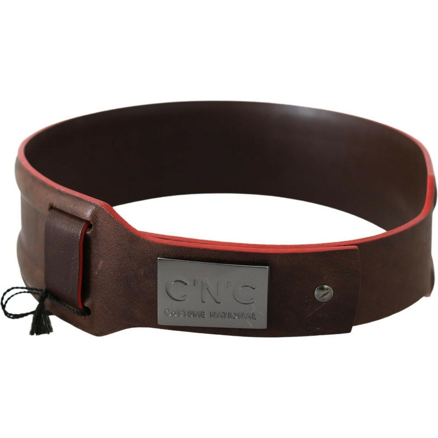 Costume National Dark Brown Genuine Leather Belt 1728,67345645728,70 cm / 28 Inches,Accessories,Belts - Accessories,Belts - Women - Accessories,Brown,Costume National,Material: Leather,New with tags,Regular Belts - Belts - Accessories,Women,Women - Access