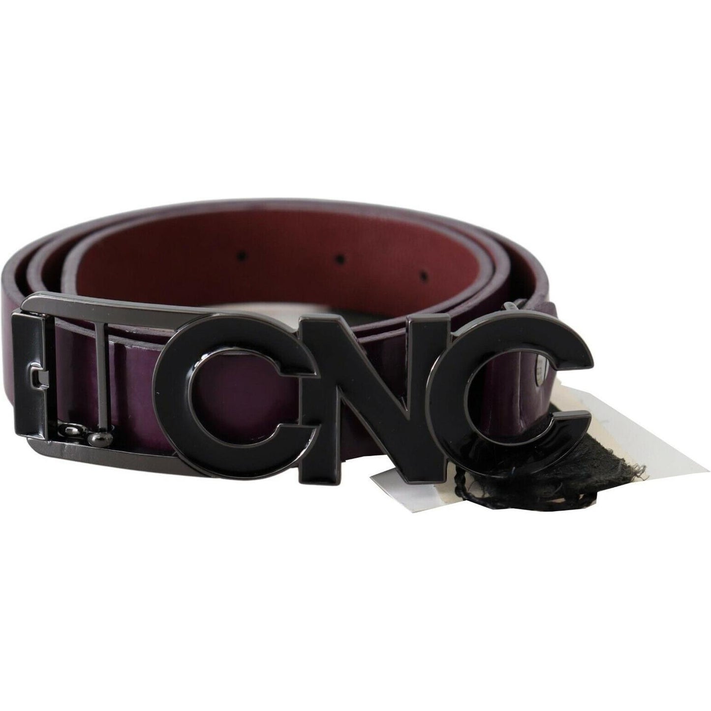 Costume National Elegant Leather Fashion Belt in Rich Brown WOMAN BELTS Costume National