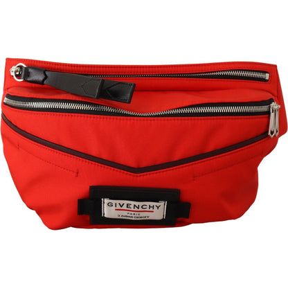 Givenchy Red Polyamide Downtown Large Bum Belt Bag 1728,67466920096,Bags,Belt Bags - Bags,Givenchy,Luggage and Travel - Men - Bags,Men,Men - Bags,Messenger Bags - Men - Bags,New with tags,Red