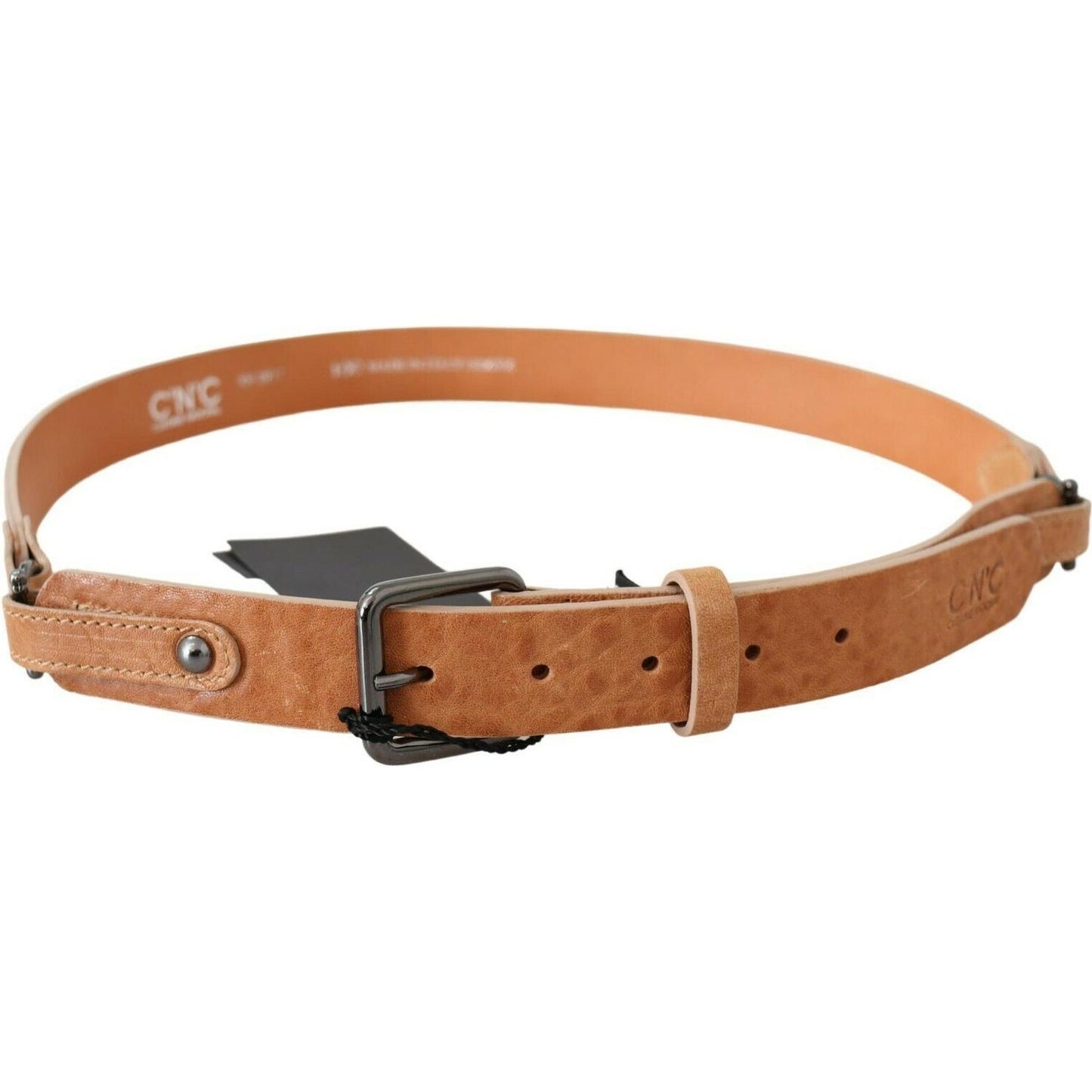 Costume National Light Brown Genuine Leather Belt 100 cm / 40 Inches,1728,67345645728,Accessories,Belts - Accessories,Belts - Women - Accessories,Brown,Costume National,Material: Leather,New with tags,Regular Belts - Belts - Accessories,Women,Women - Acce