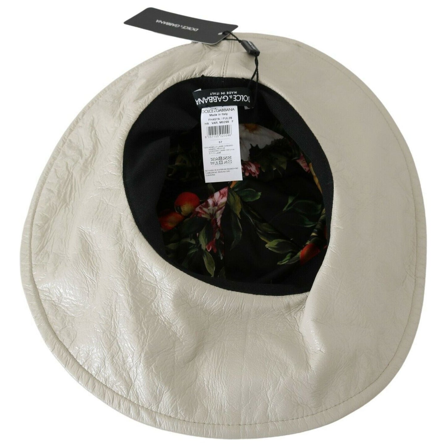 Dolce & Gabbana Elegant Beige Panama Cap - Timeless Fashion Accessory WOMAN HATS Dolce & Gabbana