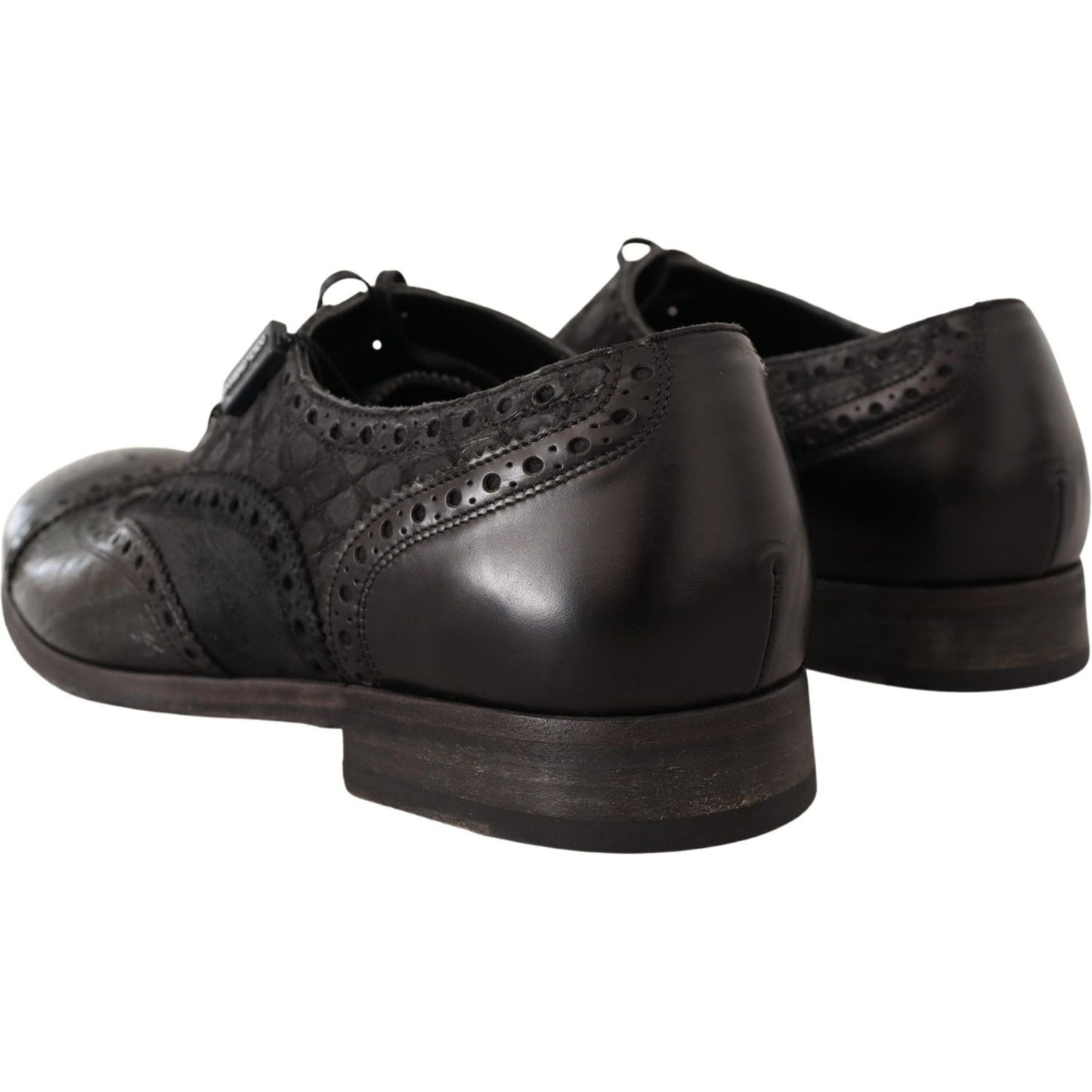 Dolce & Gabbana Exotic Leather Brogue Derby Dress Shoes MAN LOAFERS Dolce & Gabbana