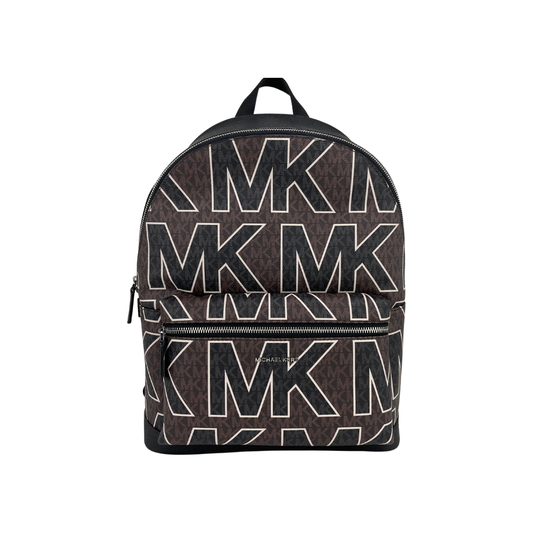 Michael Kors Cooper Large Brown Signature PVC Graphic Logo Backpack Bookbag Bag WOMAN BACKPACKS Michael Kors