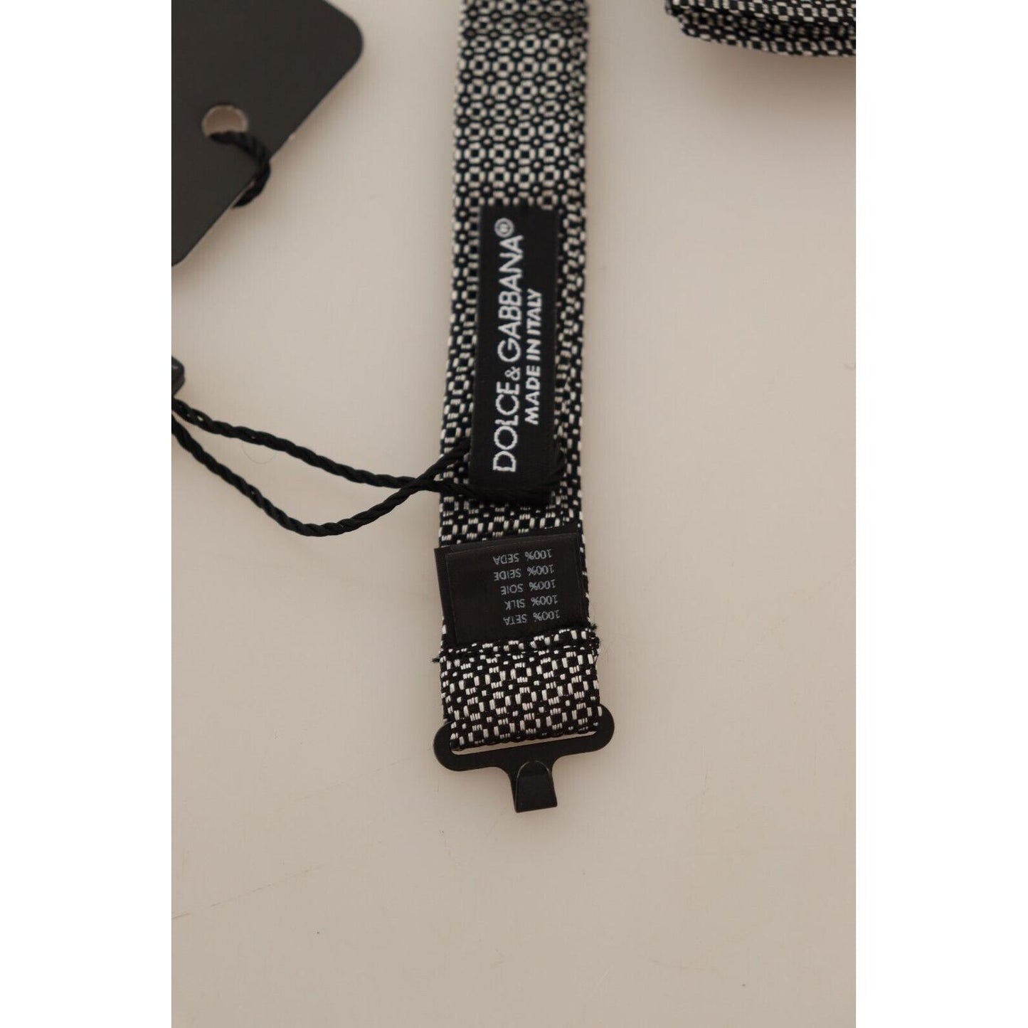 Dolce & Gabbana Multicolor Patterned Adjustable Neck Papillon Bow Tie Dolce & Gabbana