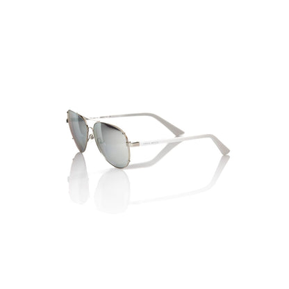 Frankie Morello Silver Metallic Fiber Men's Sunglass 1728,67345744032,Accessories,Frankie Morello,Glasses and Sunglasses - Accessories,Men,New with tags,Silver,Sunglasses,Sunglasses - Glasses and Sunglasses - Accessories,Sunglasses for Men - Sunglasses
