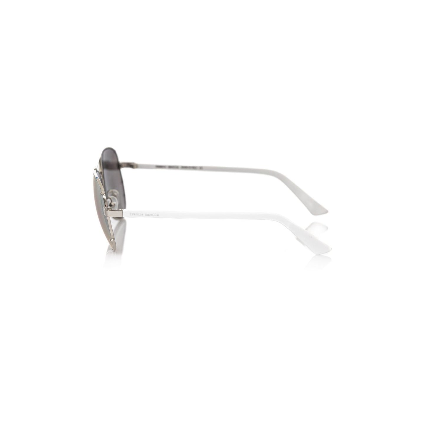 Frankie Morello Silver Metallic Fiber Men's Sunglass 1728,67345744032,Accessories,Frankie Morello,Glasses and Sunglasses - Accessories,Men,New with tags,Silver,Sunglasses,Sunglasses - Glasses and Sunglasses - Accessories,Sunglasses for Men - Sunglasses