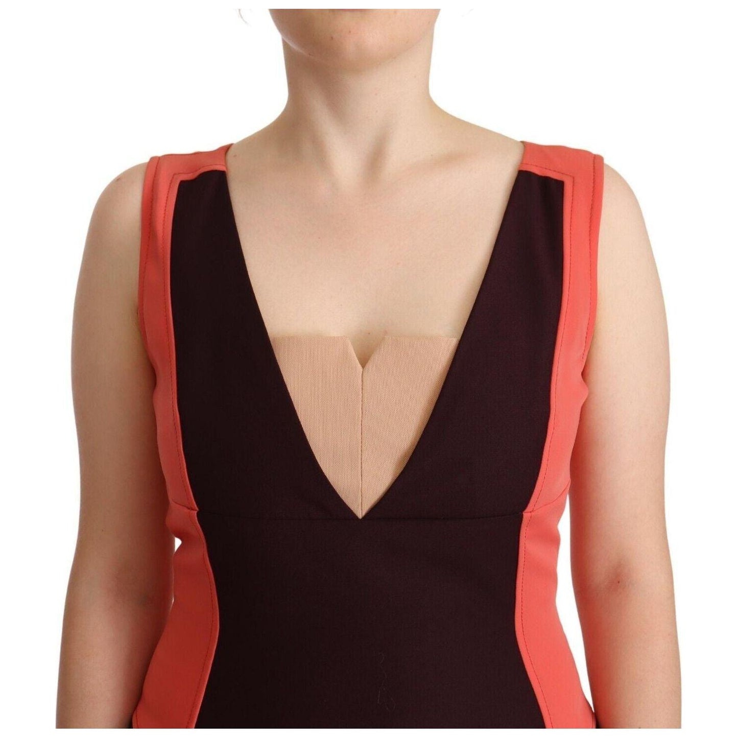CO|TE Multicolor Polyester Sleeveless Sheath Knee Length Dress 1728,67345645728,Clothing,CO|TE,Dresses - Clothing,Dresses - Women - Clothing,IT44|L,Material: 100% Polyester,Midi - Dresses - Clothing,Multicolor,New with tags,Sleeveless - Dresses - Clothing