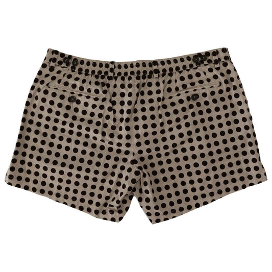 Dolce & Gabbana Elegant Polka Dot Cotton Shorts Dolce & Gabbana