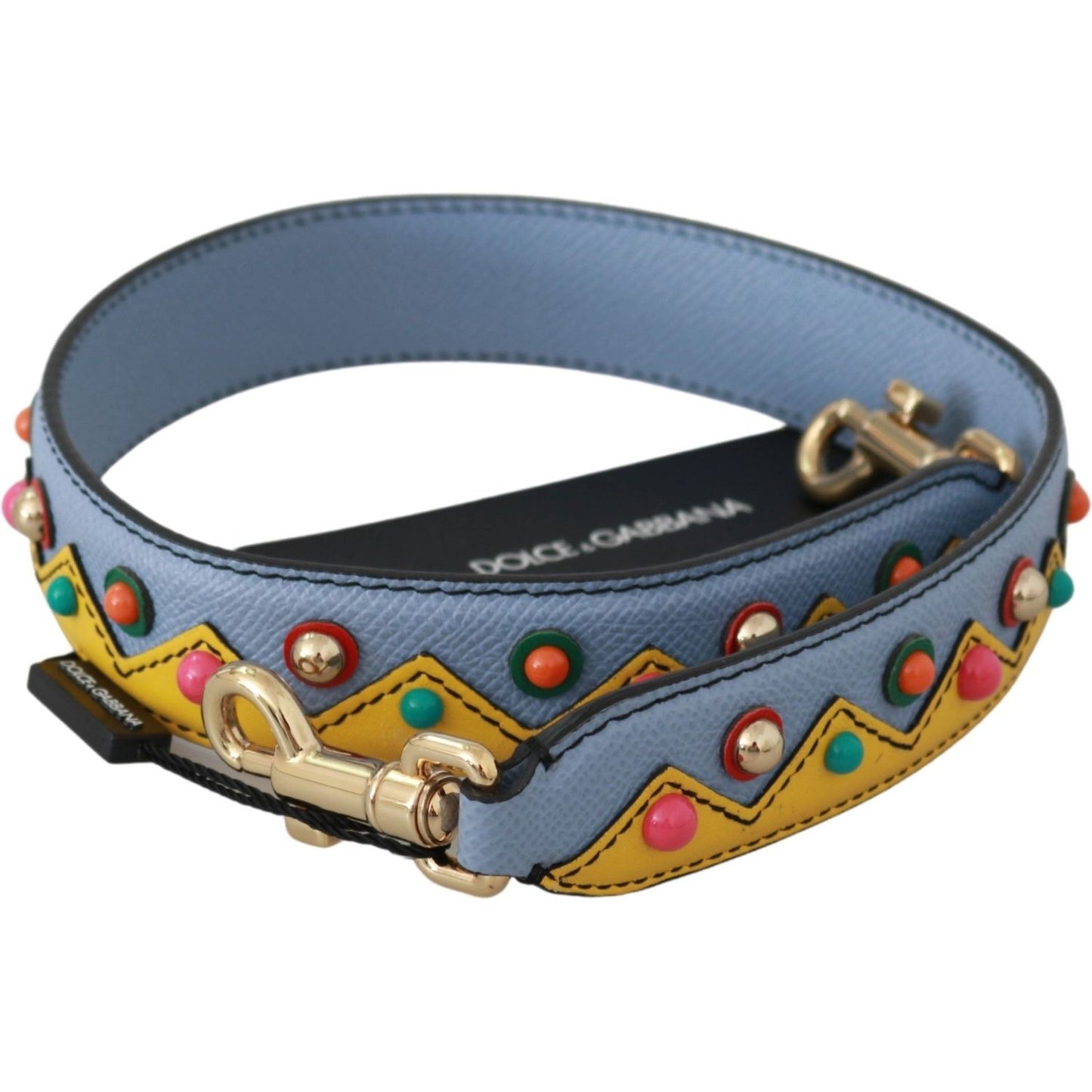 Dolce & Gabbana Blue Handbag Accessory Shoulder Strap Leather1728,67345645728,Accessories,Bags,Blue,Dolce & Gabbana,Material: 100% Leather,New with tags,Other - Women - Accessories,Shoulder Straps - Bags,Women,Women - Accessories