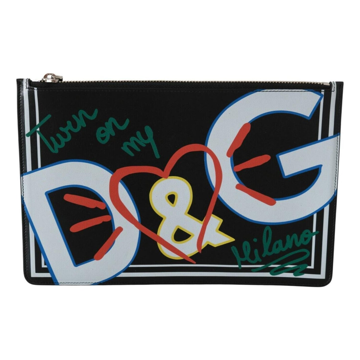 Dolce & Gabbana Elegant Black Leather Coin Wallet Dolce & Gabbana