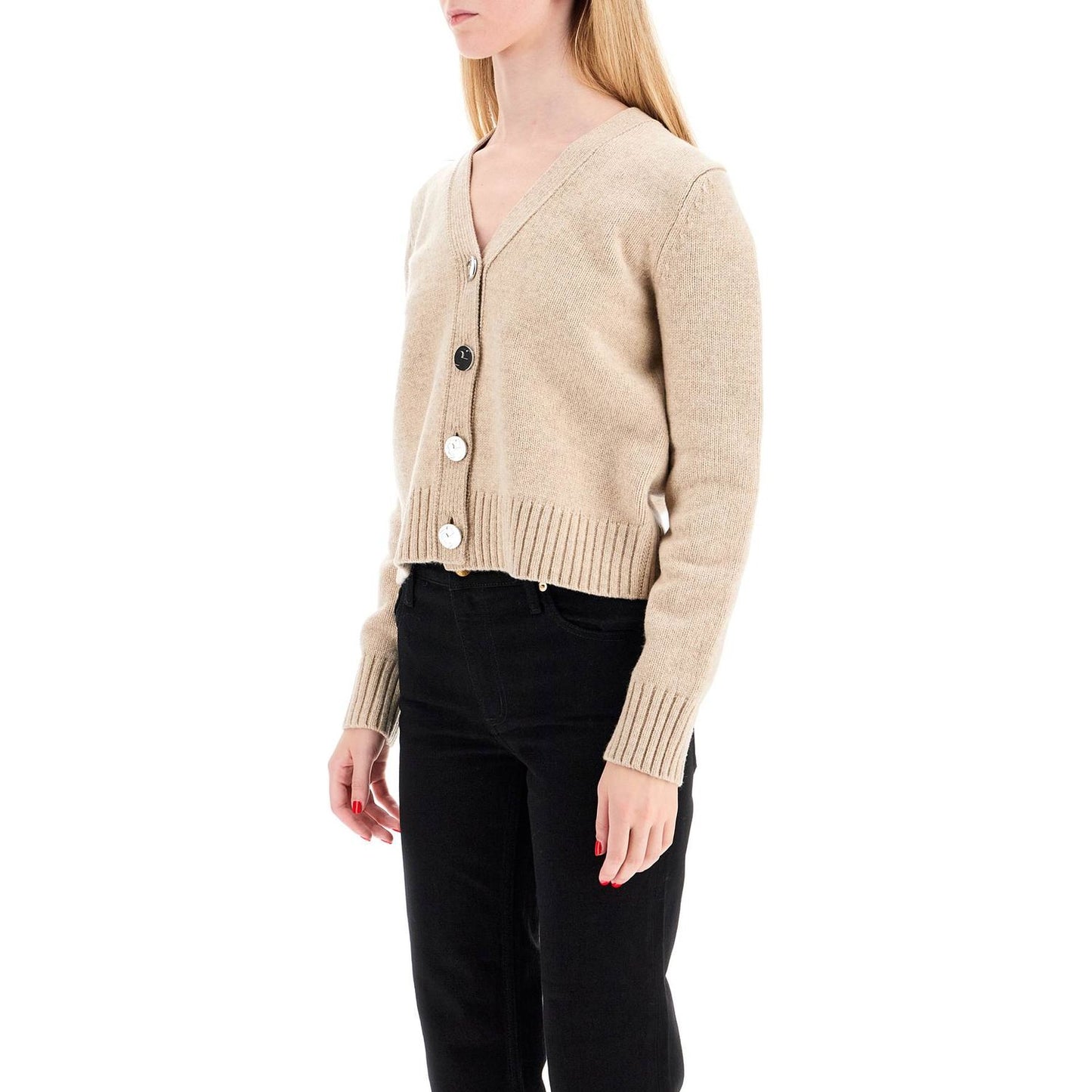 Tory Burch short wool cardigan for women Knitwear Tory Burch