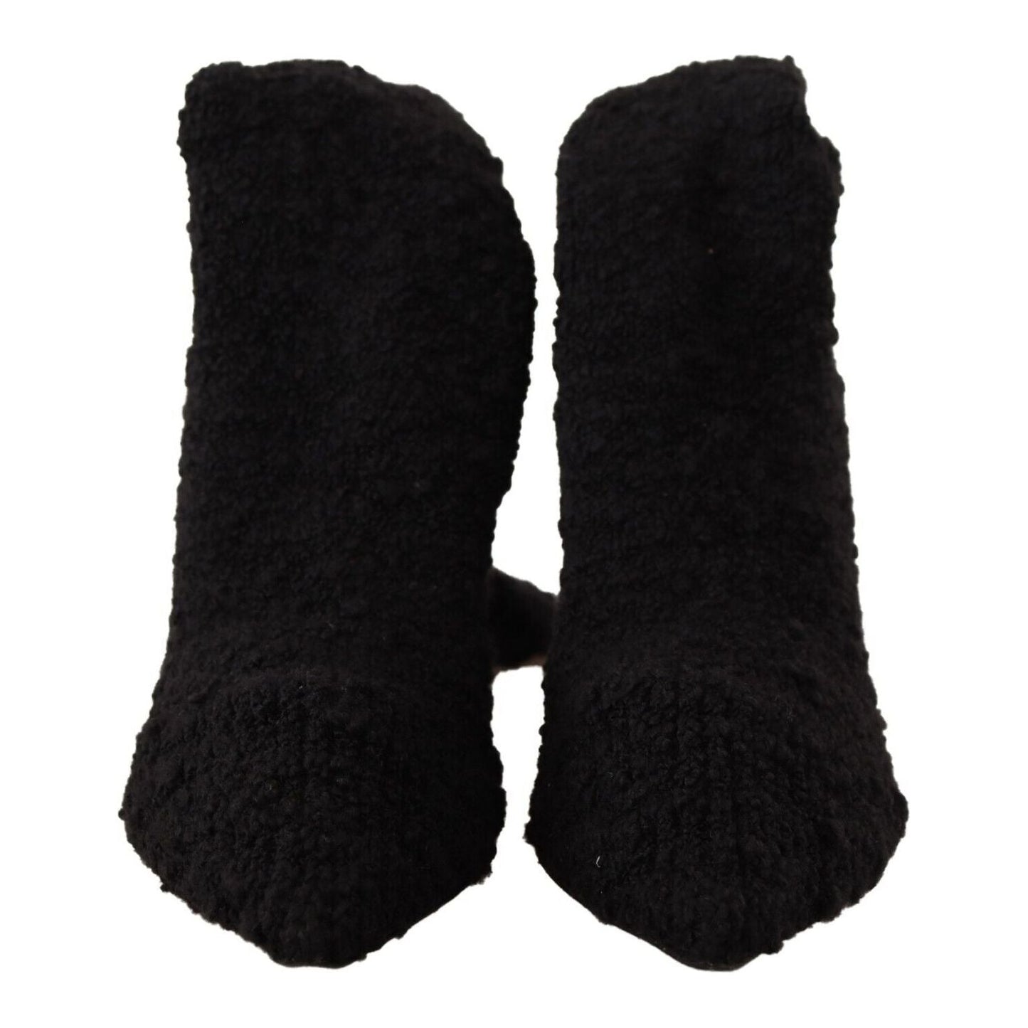 Dolce & Gabbana Black Stretch Socks Knee High Booties Shoes 1728,67345645728,Black,Boots - Shoes,Boots - Women - Shoes,Dolce & Gabbana,EU41/US10.5,High Heel - Boots - Shoes,Material: Fabric,New with tags,Shoes,Women,Women - Shoes