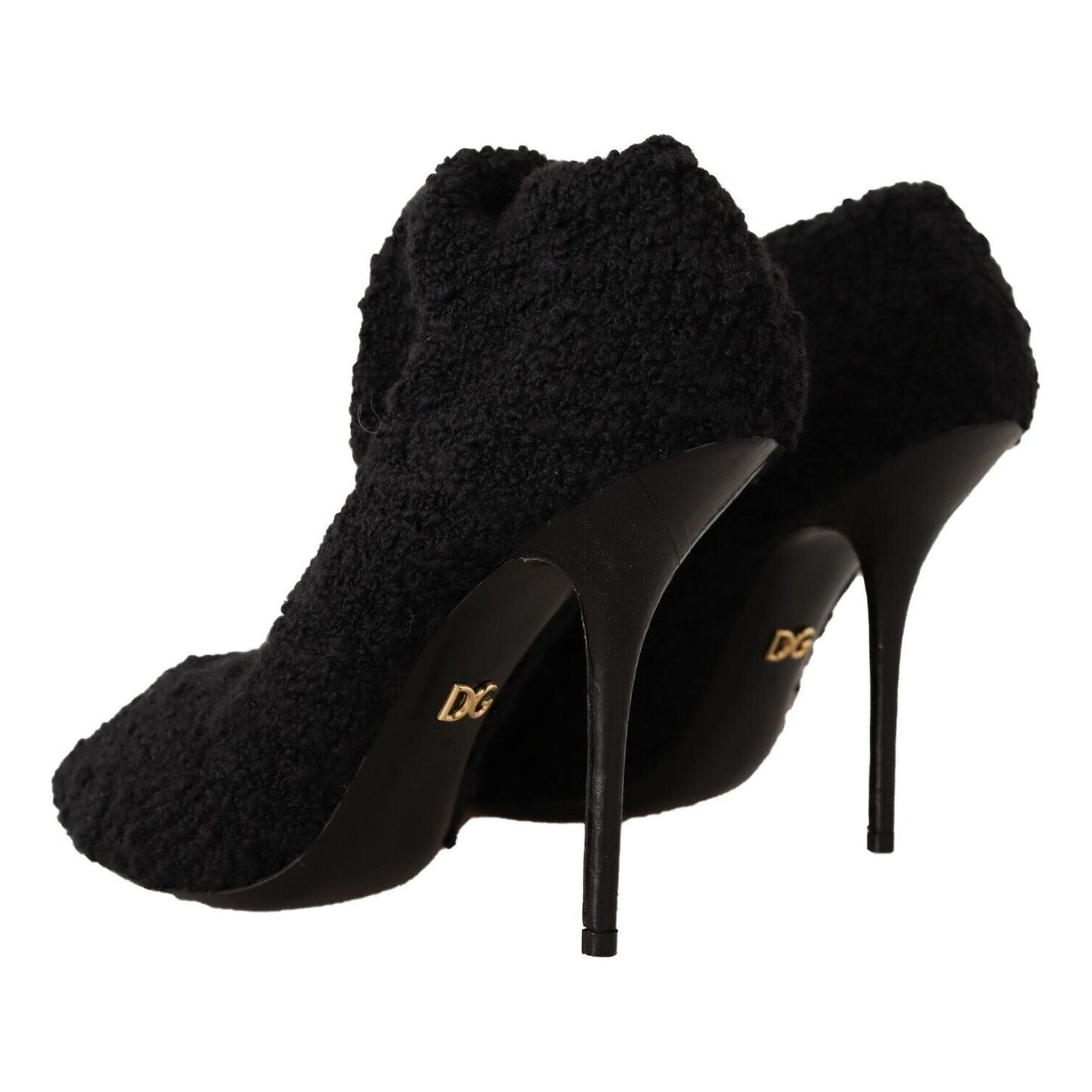 Dolce & Gabbana Black Stretch Socks Knee High Booties Shoes 1728,67345645728,Black,Boots - Shoes,Boots - Women - Shoes,Dolce & Gabbana,EU41/US10.5,High Heel - Boots - Shoes,Material: Fabric,New with tags,Shoes,Women,Women - Shoes