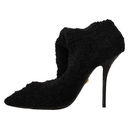 Dolce & Gabbana Black Stretch Socks Knee High Booties Shoes 1728,67345645728,Black,Boots - Shoes,Boots - Women - Shoes,Dolce & Gabbana,EU41/US10.5,High Heel - Boots - Shoes,Material: Fabric,New with tags,Shoes,Women,Women - Shoes