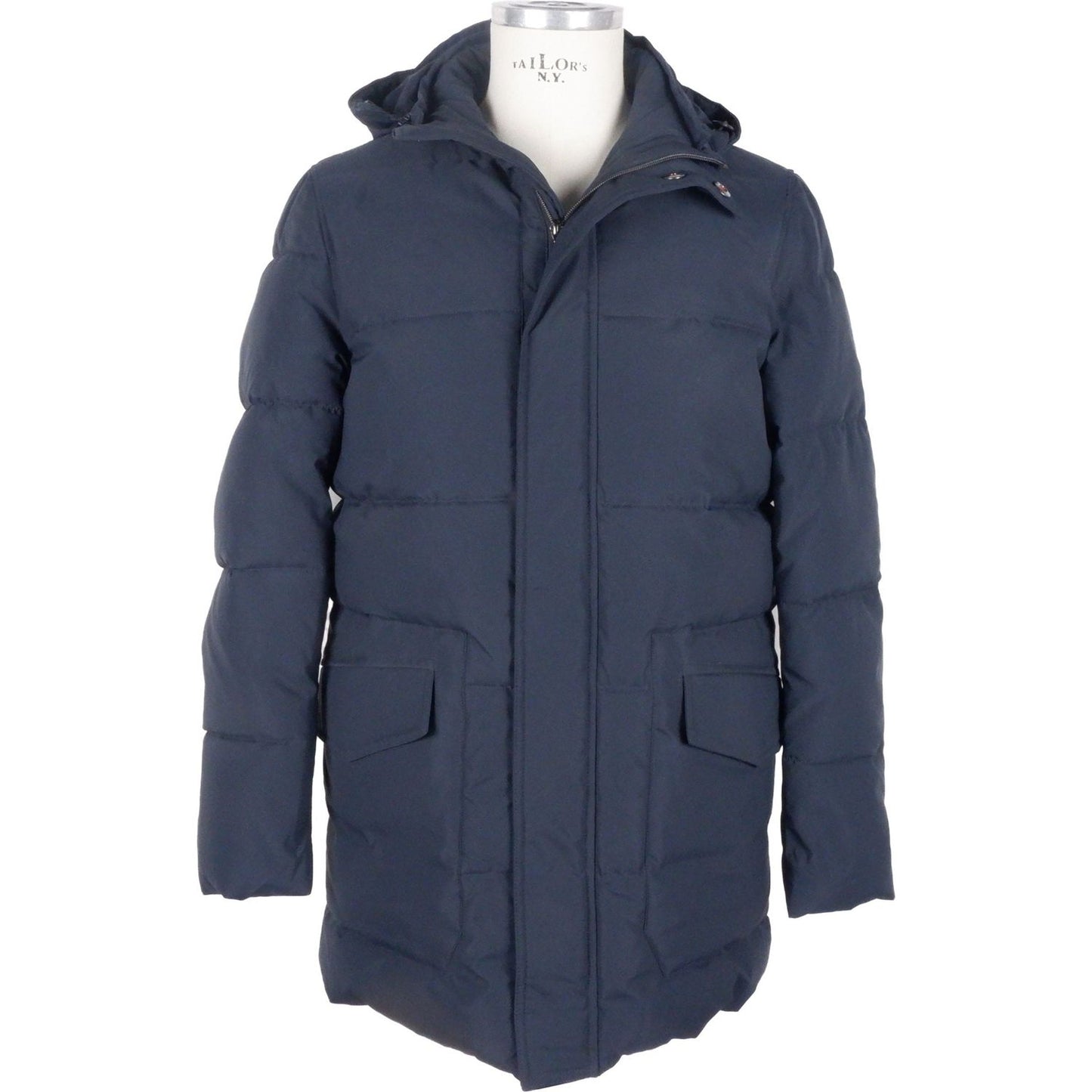 Emilio Romanelli Blue Polyester Jacket