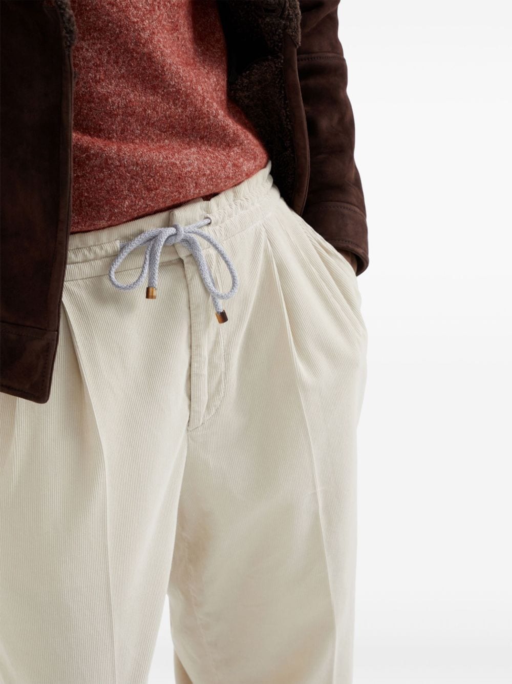 Brunello Cucinelli Trousers White Trousers Brunello Cucinelli