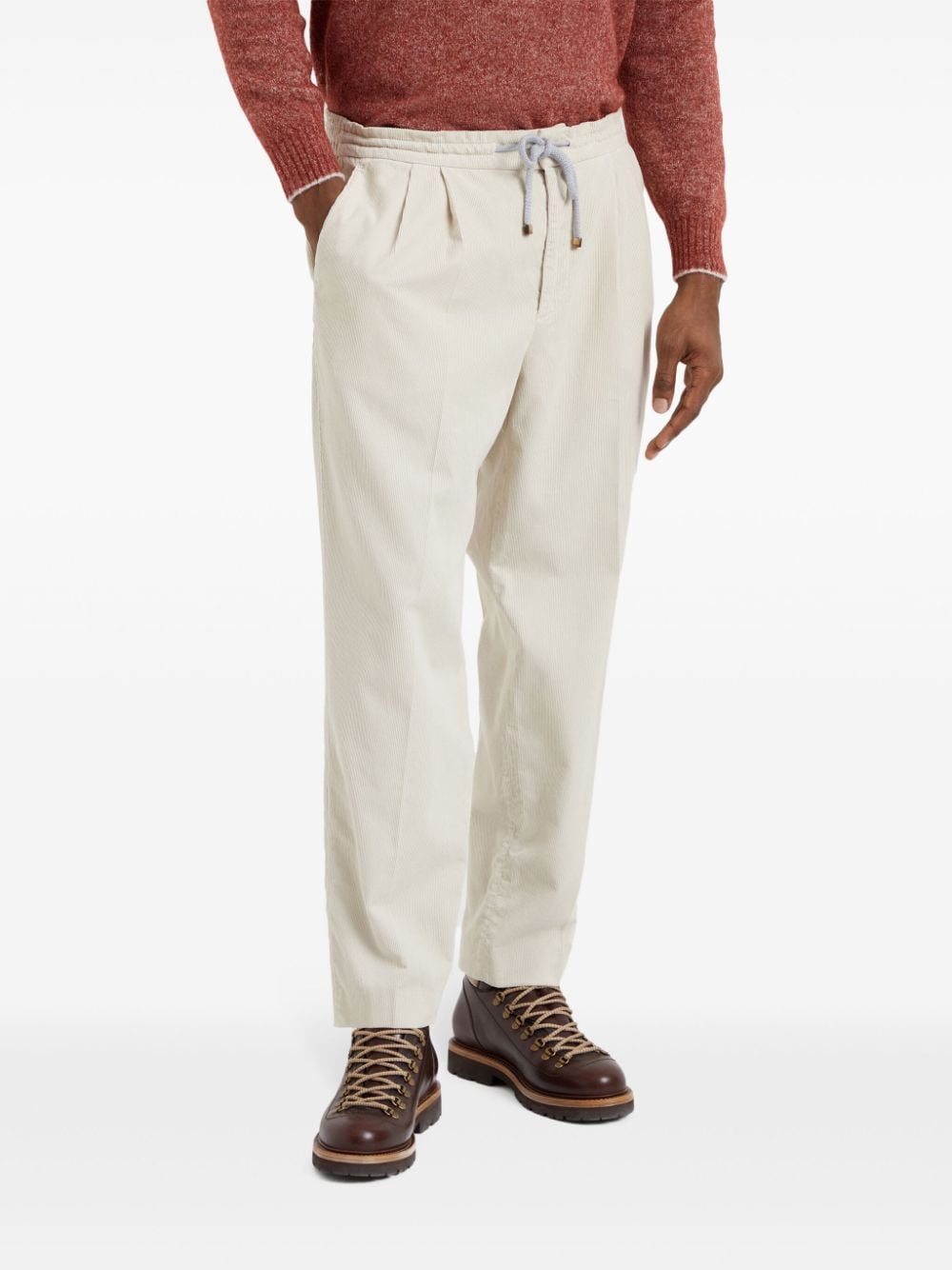 Brunello Cucinelli Trousers White Trousers Brunello Cucinelli