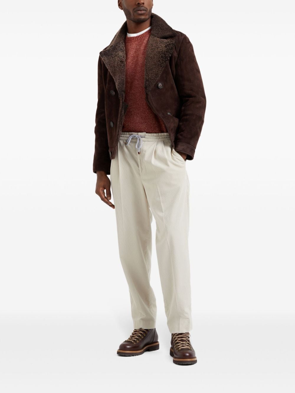 Brunello Cucinelli Trousers White Trousers Brunello Cucinelli